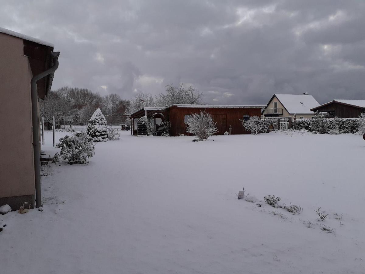 Idyllic Bungalow In Pepelow With Garden Kültér fotó